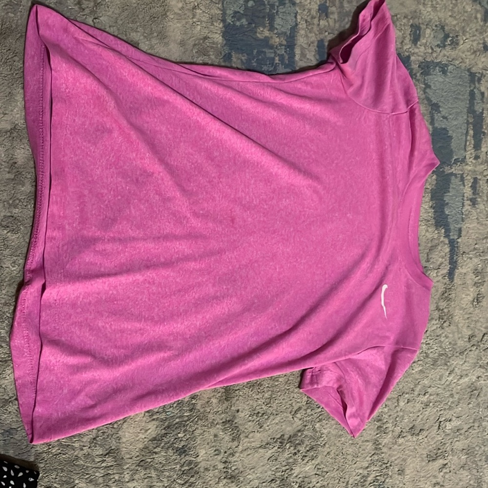 Pink Nike dri fit tshirt
